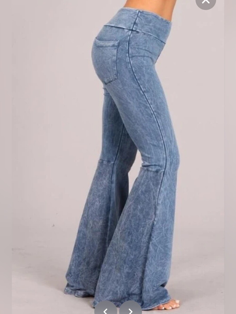 Chatoyant French Terry Bell Bottoms
